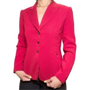 Tahari Arthur S. Levine Red Blazer Size 6P